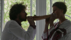 Artists Fedir Aleksandrovych and Iryna Ozarynska performing at the Cultural Centre of the Embassy of Ukraine in France, 2023. Photo by Olga Danylyuk.