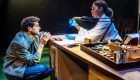 Project: Humanity and Pyretic Productions in association with Crow's Theatre production of The Division, directed by Andrew Kushnir in April 2026. Actors (L-R) Daniel Maslany, Ivy Charles. Photo by Dahlia Katz.