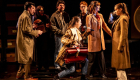Toronto Metropolitan University/Tarragon Theatre workshop production of The Division, directed by Andrew Kushnir in December 2022. At centre, actors Ella Berger and Avery Rose, with ensemble. Photo by Dahlia Katz.